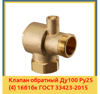 Клапан обратный Ду100 Ру25 (4) 16б1бк ГОСТ 33423-2015 в Актау